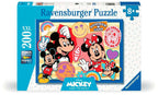 Puslespill Mickey og Minnie 200 XXL-brikker forfra