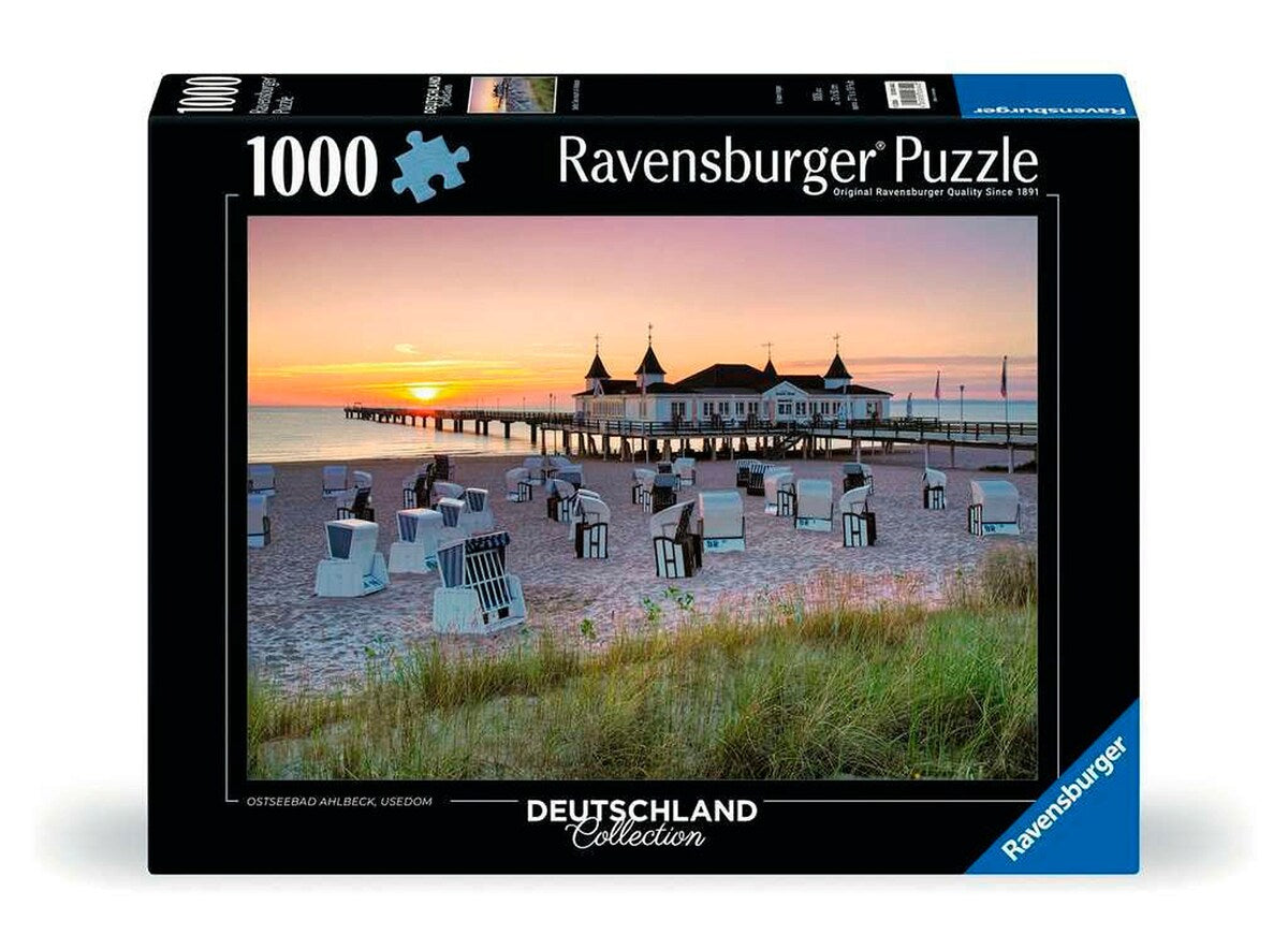 Puslespill Ostseebad Ahlbeck Usedom 1000 brikker forfra