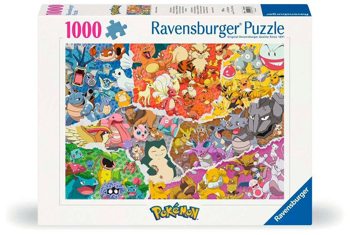 Puslespill Pokémon Adventure 1000 brikker forfra