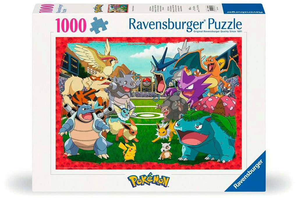 Puslespill Pokémon Kräftemessen 1000 brikker forfra