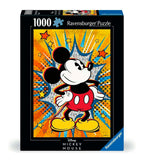 Puslespill Retro Mickey 1000 brikker forfra