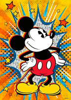 Puslespill Retro Mickey 1000 brikker bakside