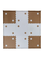 Puslespillmatte 9 deler 60x60 cm skumgummi terrazzo mønster