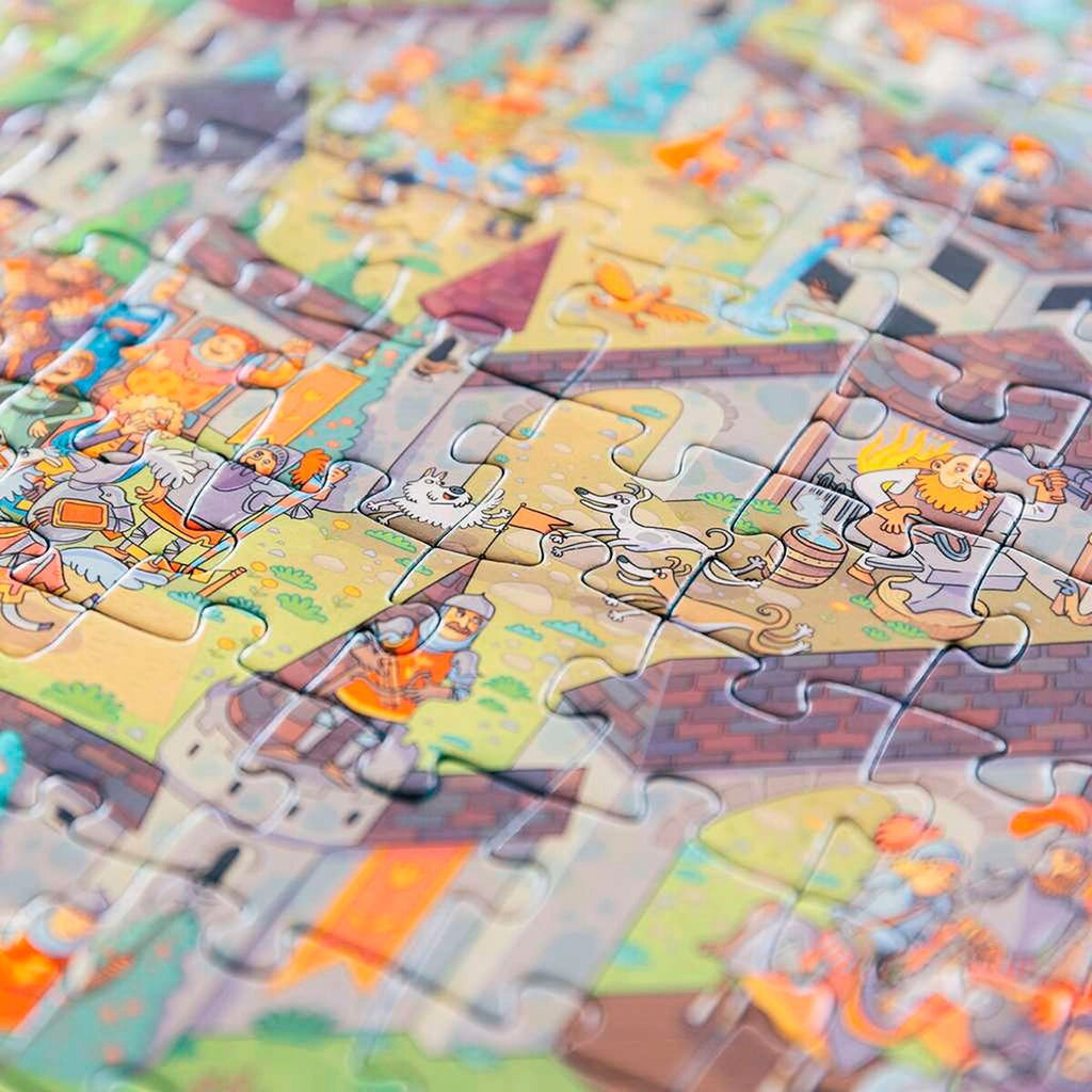 Visning av kunnskapshefte til Puslespillsett Puzzle UP! historie 3 motiver