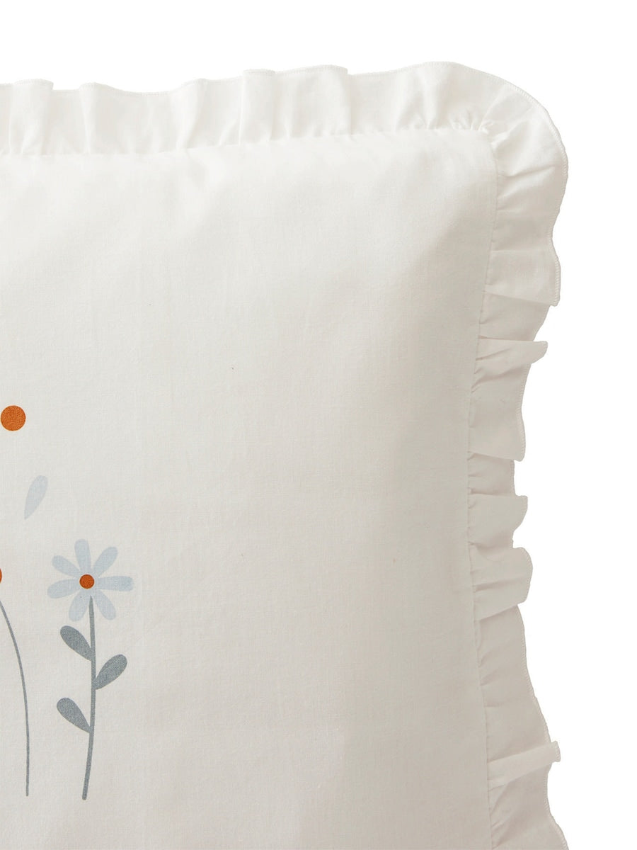 Detalj av putetrekk for baby PROVENCE bomull 40x60 cm med volang