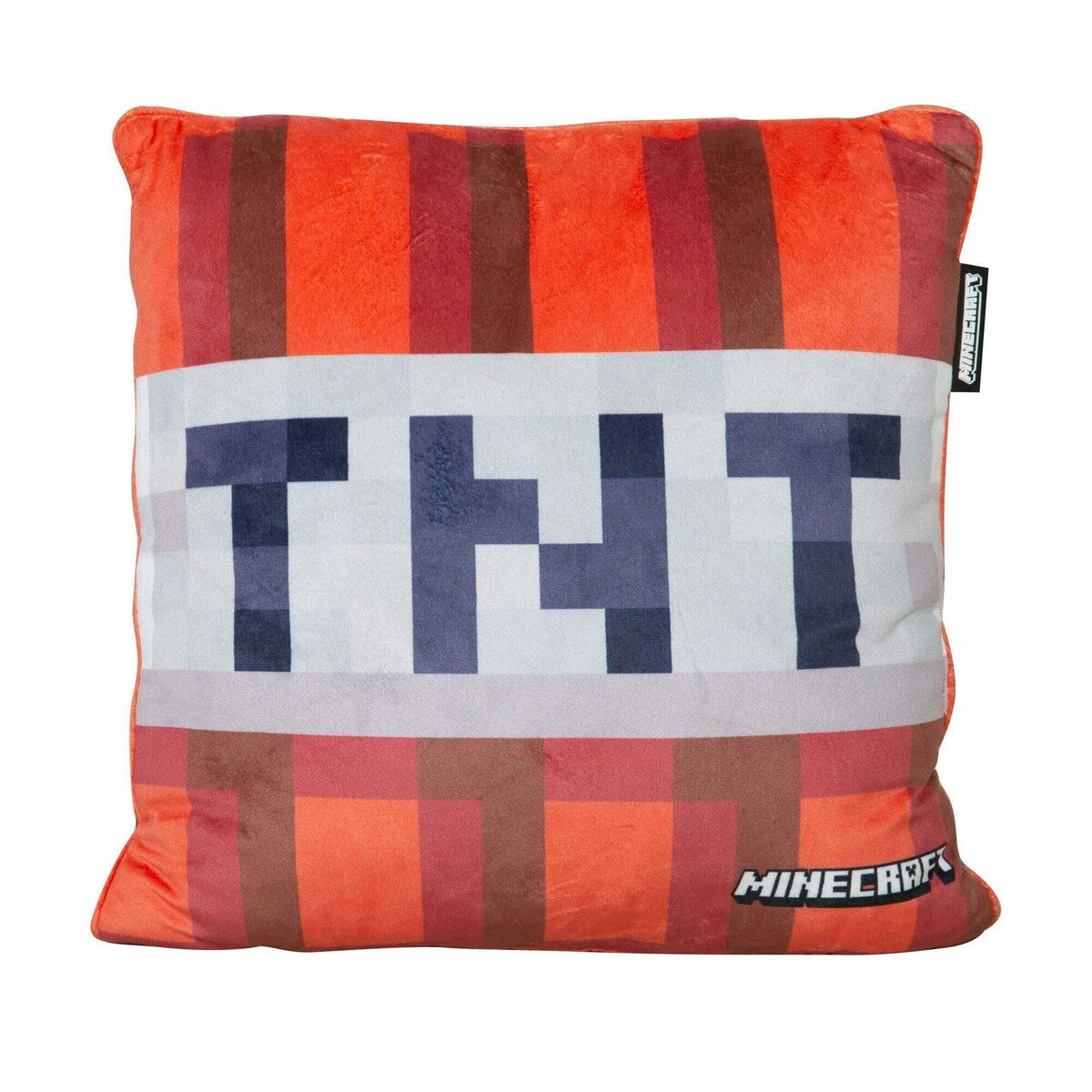 Pyntepute med fyll Minecraft TNT i fløyel forfra