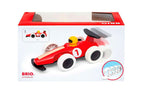 Detalj av Racerbil med tilbaketrekksmotor i tre 21 cm