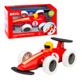 Racerbil med tilbaketrekksmotor i tre 21 cm forfra