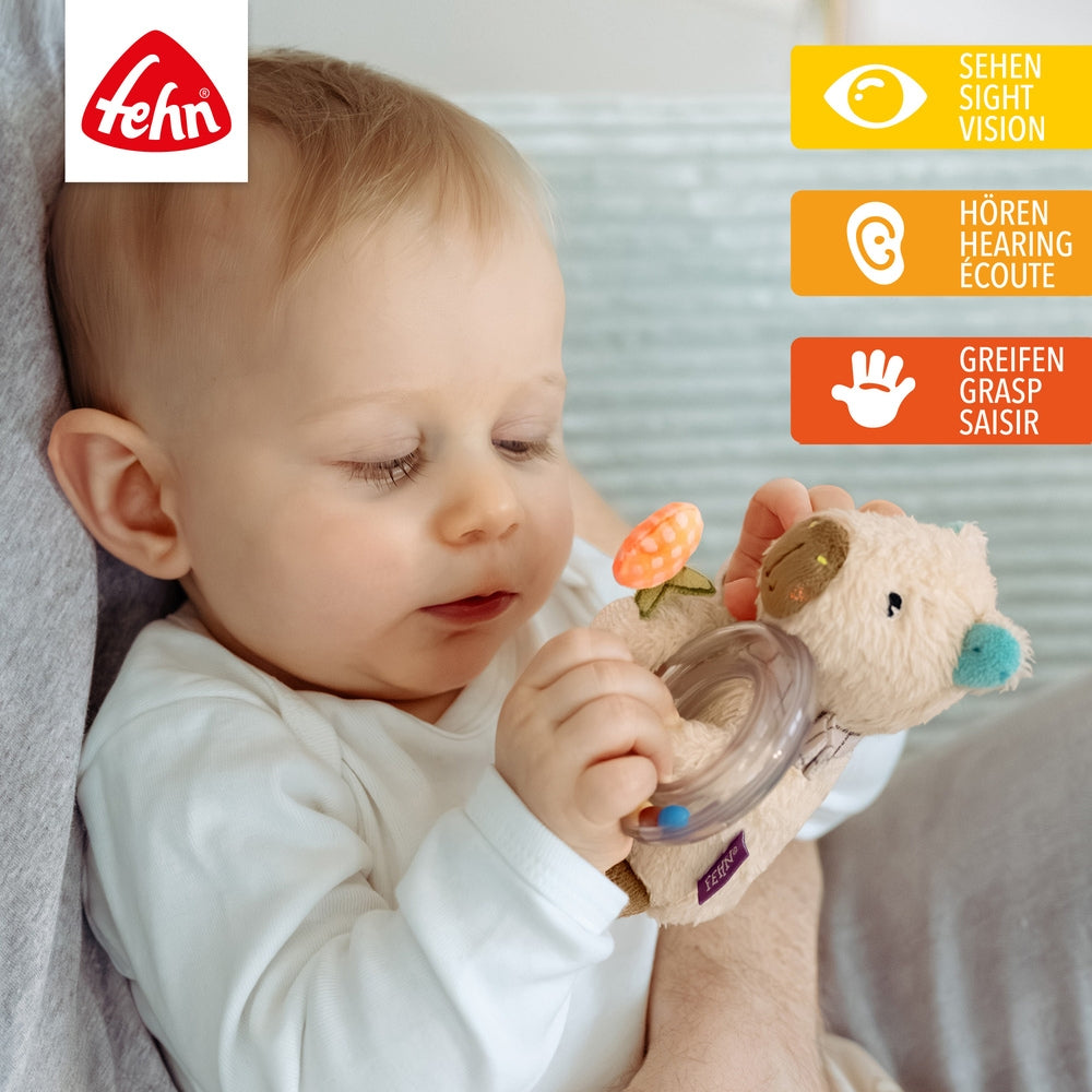 Rangle capybara med gripering for baby - Fehn bakside