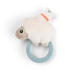 Rangle med biteleke Sheepy i blå forfra