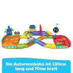 RC bilbane med fjernkontroll fra 12 mnd - Vtech nærbilde av sensorer
