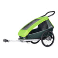Regnbeskyttelse for Kid for 1 sykkeltilhenger Croozer forfra