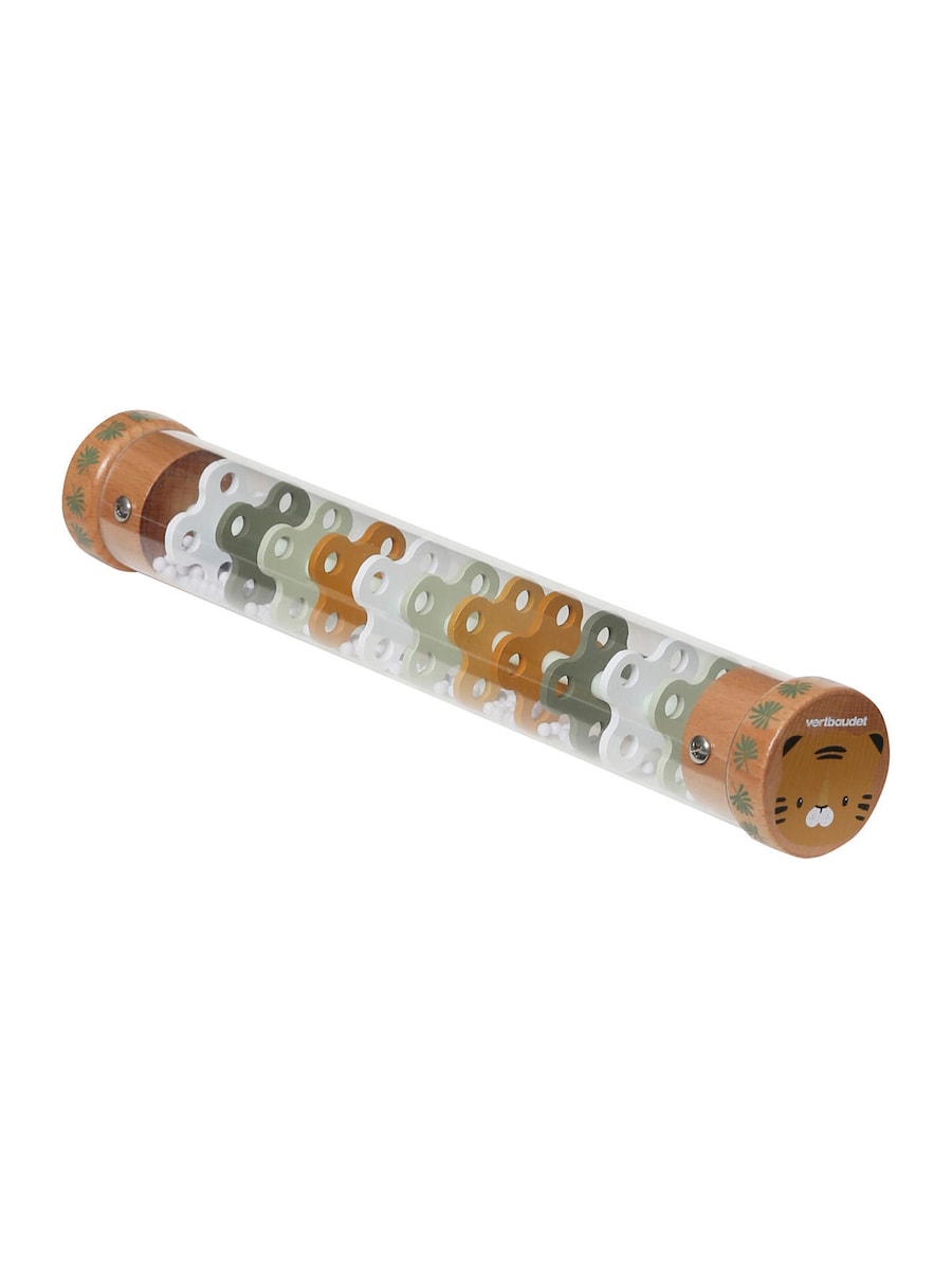 Regnstav for baby PANDAFREUNDE tre FSC® 32 cm forfra med fargerike trekuler