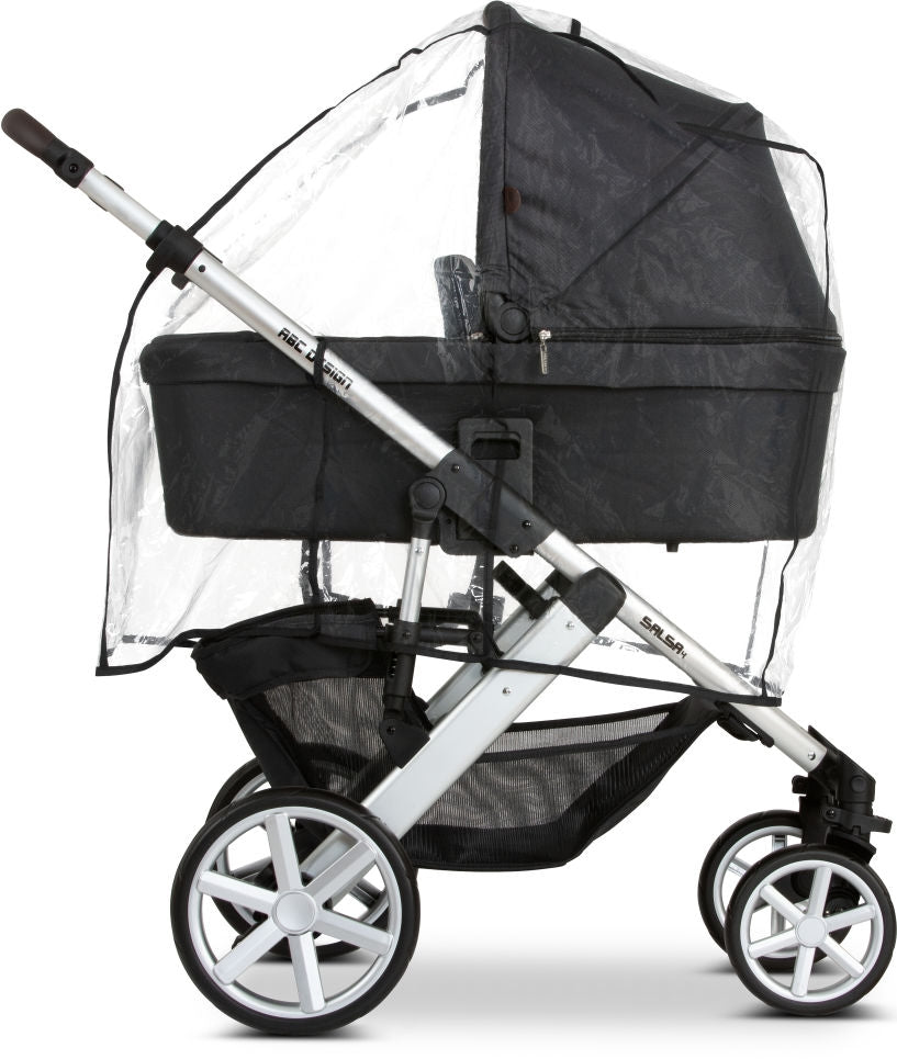 Regntrekk for barnevogn Salsa/Condor/Turbo/Tereno/Viper - ABC Design montert på vogn