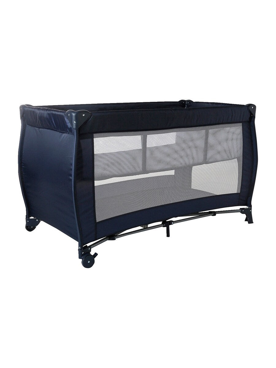 Reiseseng for baby med 2 liggehøyder 125x77 cm forfra