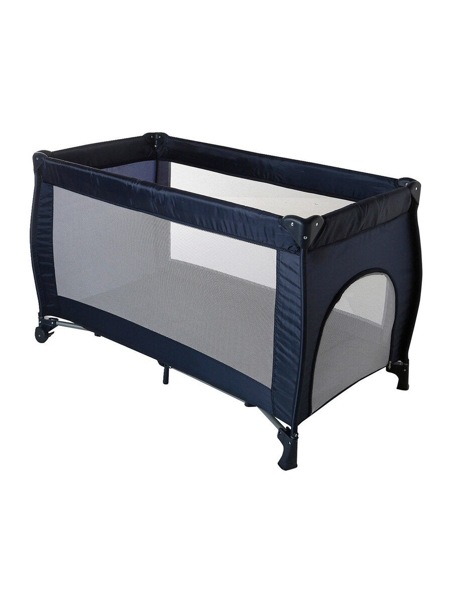Reiseseng for baby med 2 liggehøyder 125x77 cm bakside