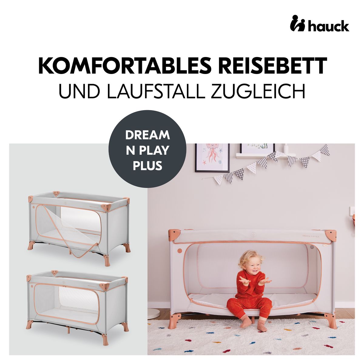Reiseseng Dream N Play Plus 120x60 cm bakside