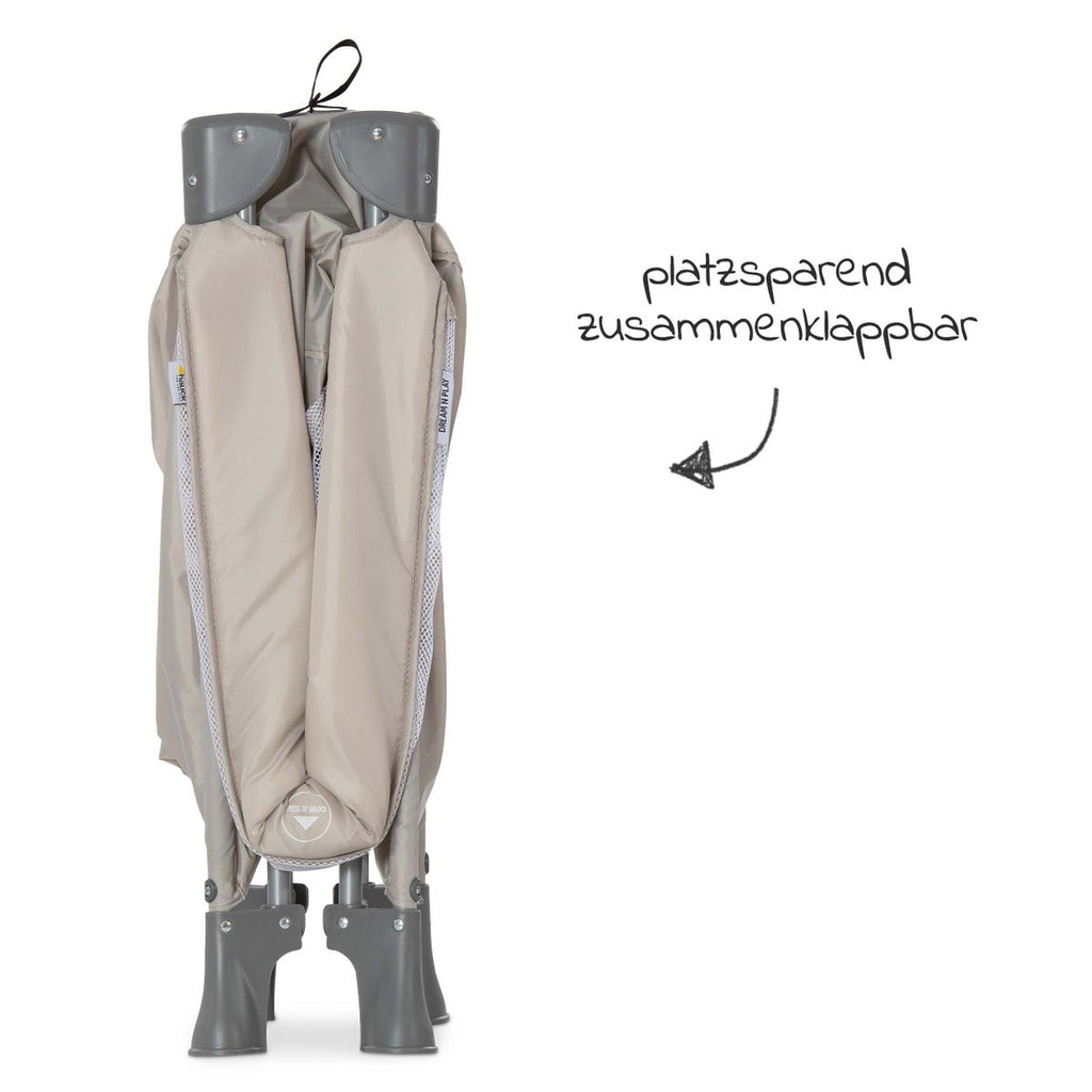 Montert Reiseseng Dream'n Play beige med bæretaske