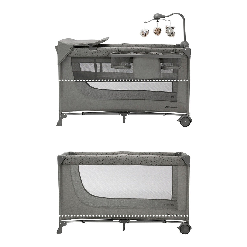 Reiseseng JOY 2 3-i-1 129x73 cm med transportveske sideinngang med glidelås