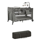 Reiseseng JOY 2 3-i-1 129x73 cm med transportveske samlet og pakket i transportveske