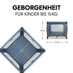 Detaljbilde av madrass i Reiseseng og lekegrind Sleep N Play SQ 87x87 cm Hauck