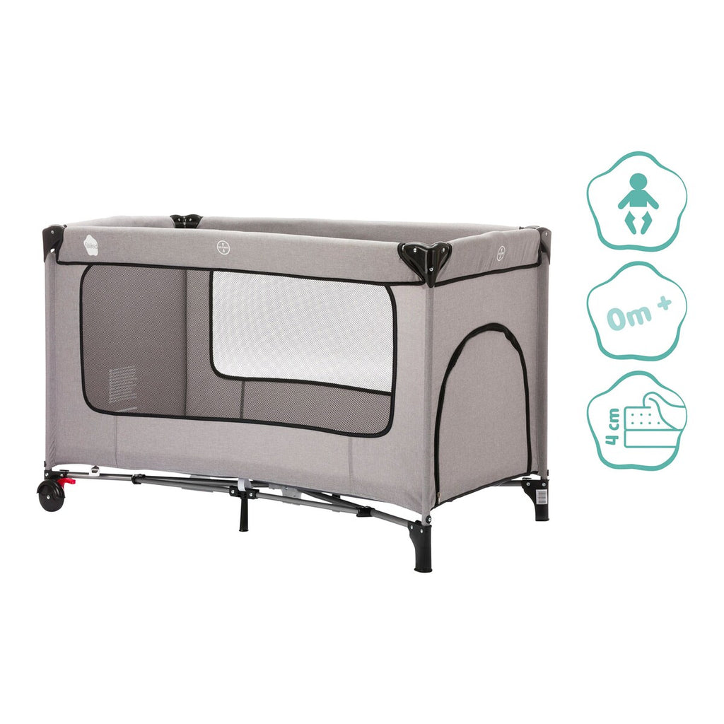 Reiseseng med komfortmadrass 125x65x79 cm Fillikid bakside