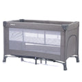 Reiseseng Milano 120 x 60 cm med hjul og nyfødtinnlegg fylt med baby