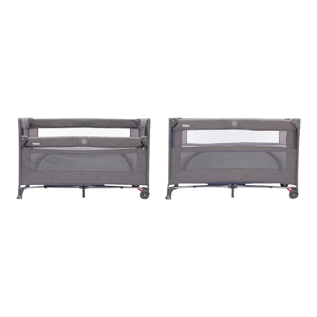 Reiseseng Porto 120 x 60 cm med hjul og madrass med madrass detalj