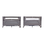 Reiseseng Porto 120 x 60 cm med hjul og madrass med madrass detalj