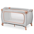Reiseseng Sleep N Play Go Plus med hjul Dusty Cork forfra