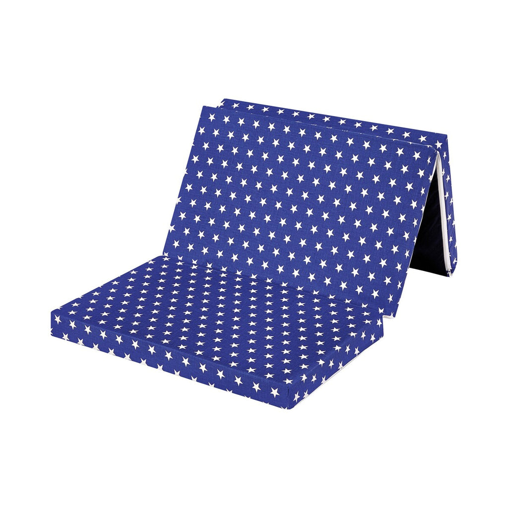 Reisesengmadrass 120x60 cm sammenleggbar med oppbevaringspose - babycab bakside