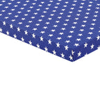 Reisesengmadrass 120x60 cm sammenleggbar med oppbevaringspose - babycab detalj av trekk