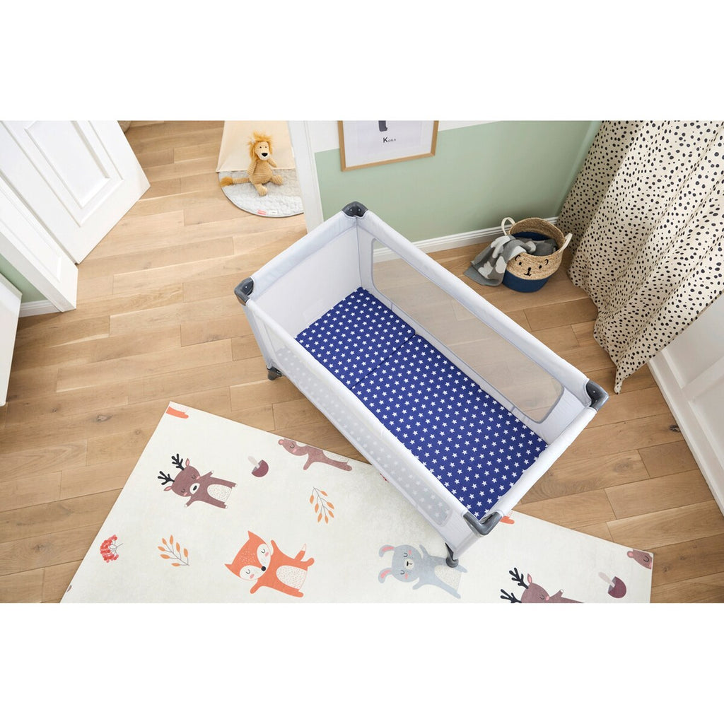 Reisesengmadrass 120x60 cm sammenleggbar med oppbevaringspose - babycab