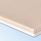 Reisesengmadrass 3-i-1 rullbar 120x60 cm bomull/PVC bakside
