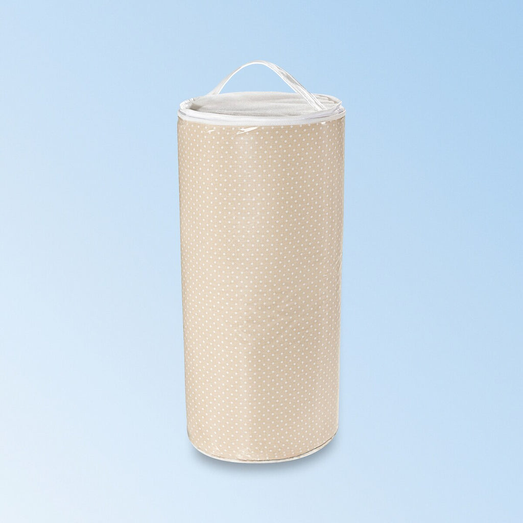Nærbilde av rullefunksjon på Reisesengmadrass 3-i-1 rullbar 120x60 cm bomull/PVC