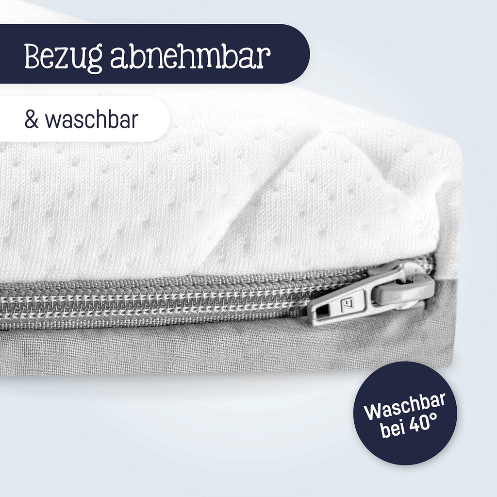 Detalj av Reisesengmadrass 60x120 cm Lyocell TENCEL® materiale