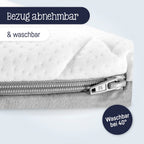 Detalj av Reisesengmadrass 60x120 cm Lyocell TENCEL® materiale
