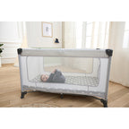 Montert Reisesengmadrass 60x120 cm sammenleggbar babycab i reiseseng