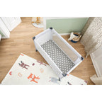 Reisesengmadrass 60x120 cm sammenleggbar babycab med avtakbart trekk på vask