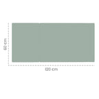 Reisesengmadrass Style Frosty Green 120x60 cm pakket i transportbag