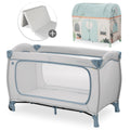 Reisesengsett Sleep N Play Go Plus med madrass og leketelt forfra