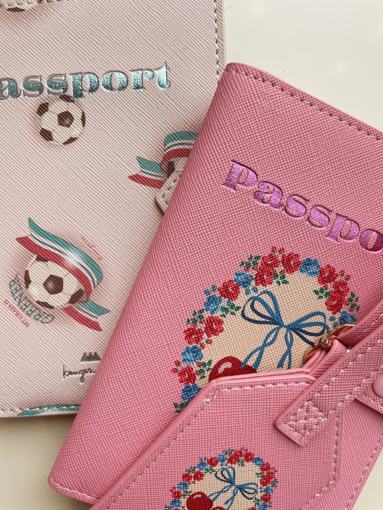 Bagasjemerke fra Reisesett Voyage med passholder og bagasjemerke Kick it