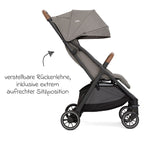 Reisetrille Pact Pro 6,3 kg med liggeposisjon Pebble handlekurv