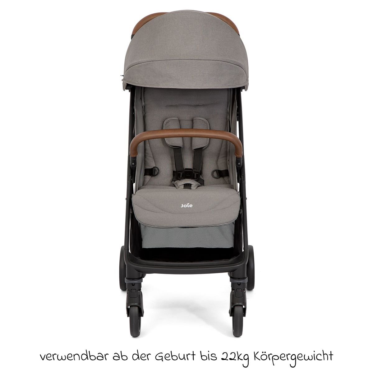 Reisetrille Pact Pro 6,3 kg med liggeposisjon Pebble bakside