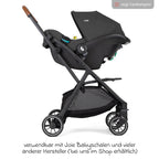 Reisetrille Pact Pro 6,3 kg med liggeposisjon Pebble sammenlagt