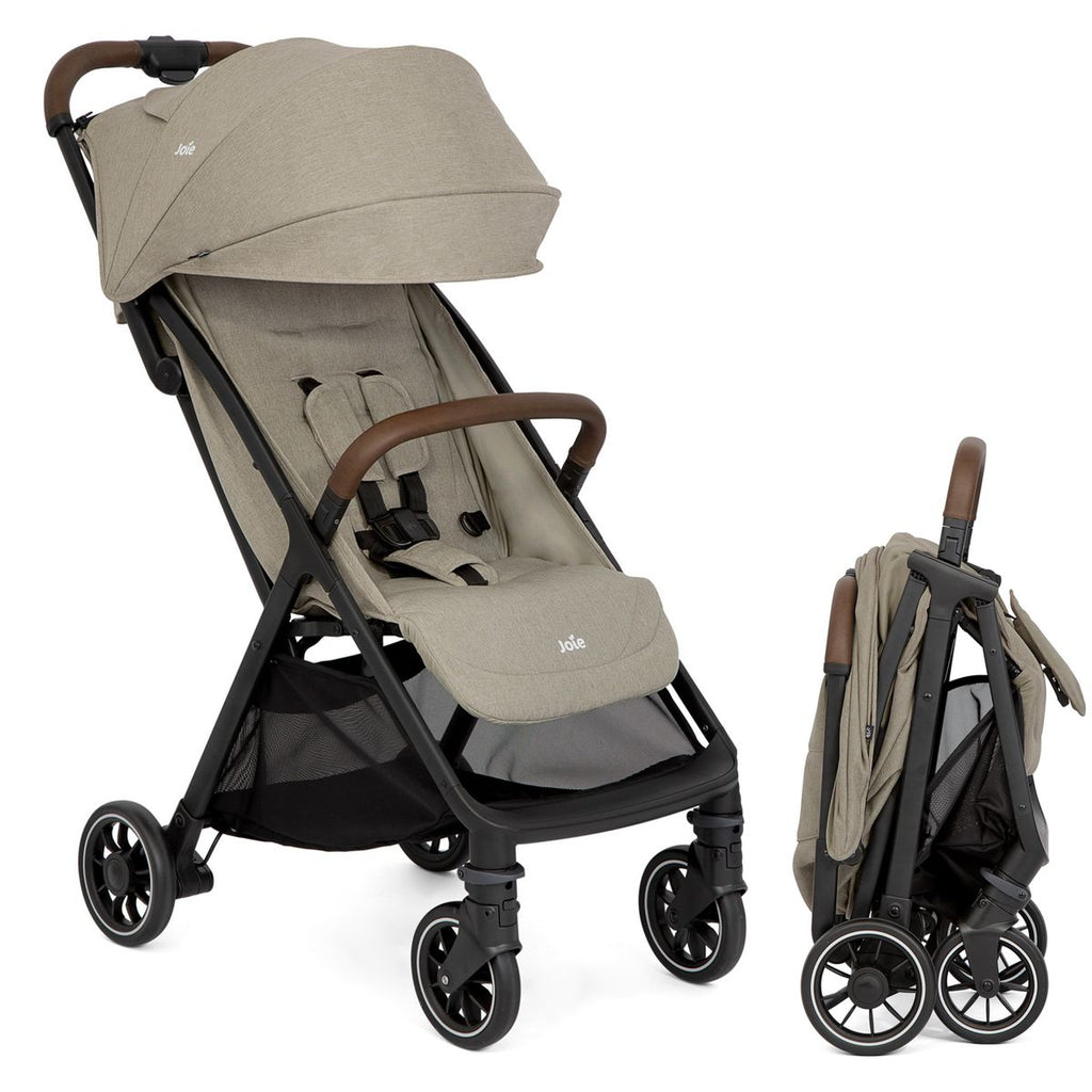 Reisetrille Pact Pro 6,3 kg med liggeposisjon Oak forfra