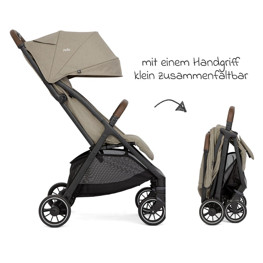 Oppbevaringskurv på Reisetrille Pact Pro 6,3 kg med liggeposisjon Oak