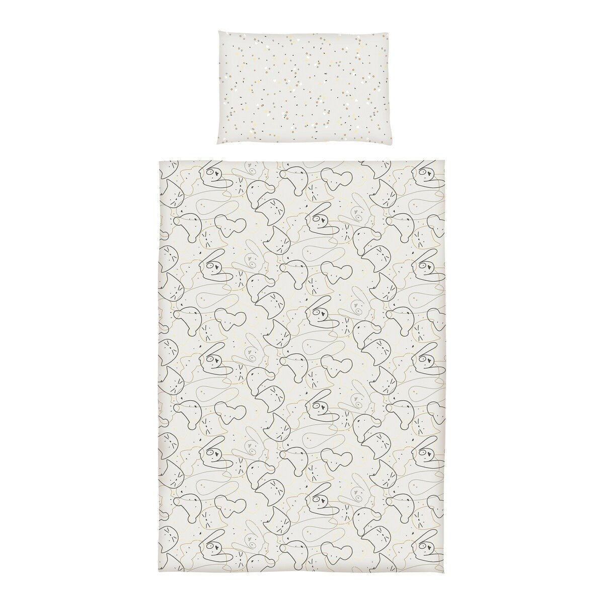 Renforcé vendbart sengetøy 40x60 / 100x135 cm bomull bakside