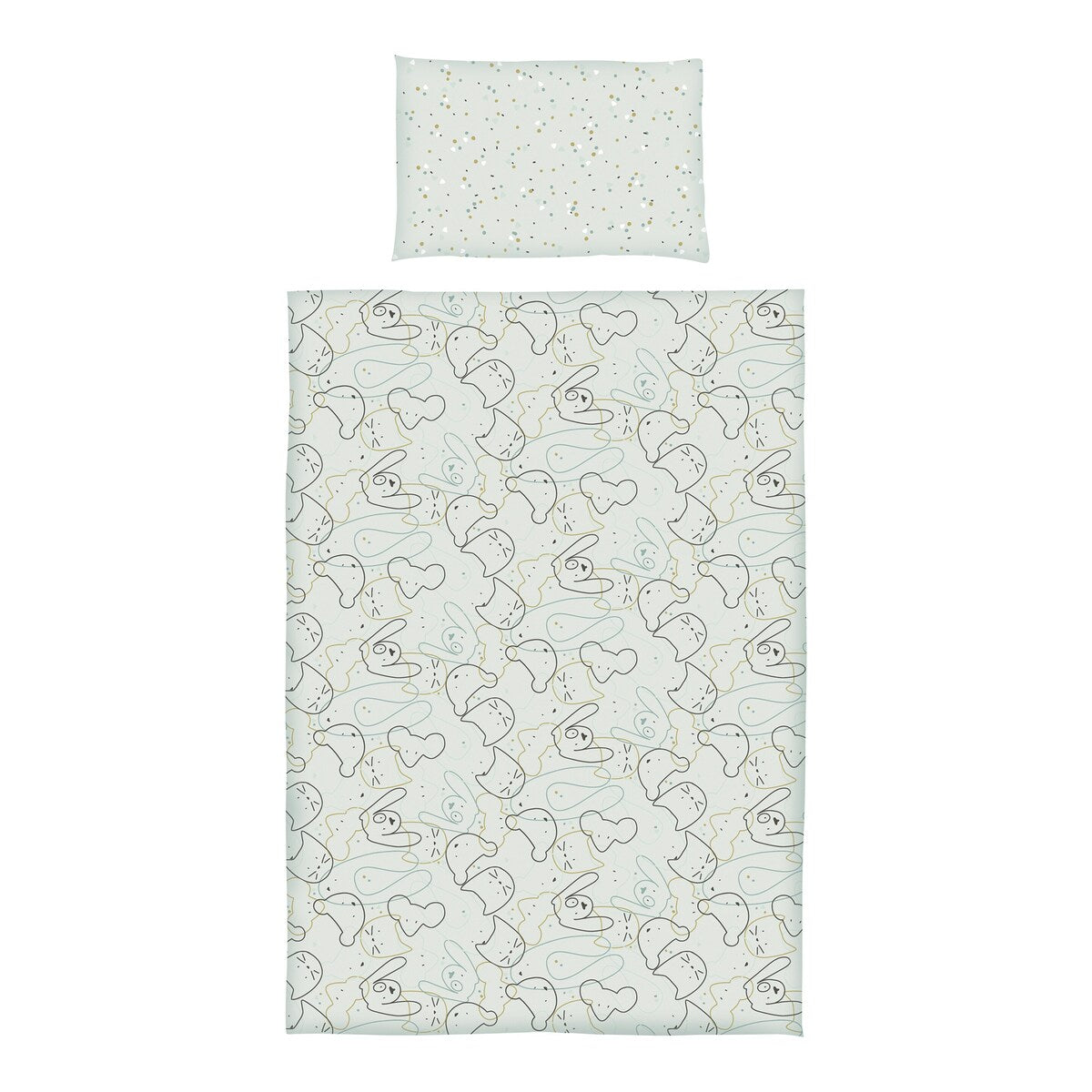 Renforcé vendbart sengetøy 40x60 / 100x135 cm bomull nærbilde av stoffet