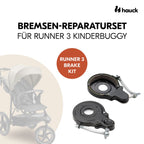 Reparasjonssett for bremser til barnevogn Runner 3, svart bakside